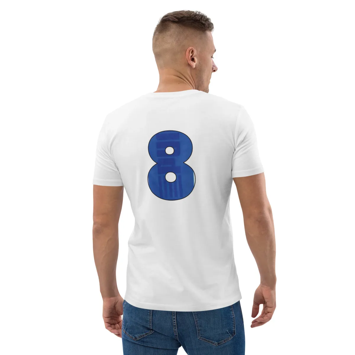CobbleRose t-shirt being printed to order in the UK
