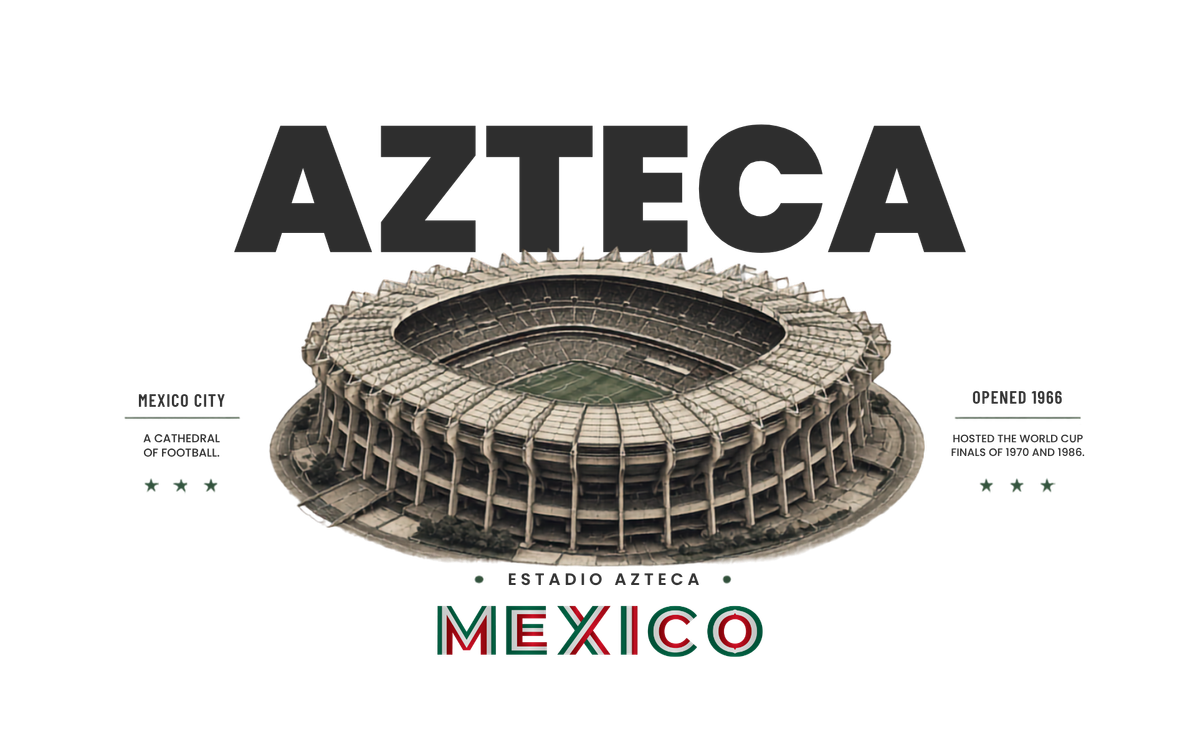 The Azteca Stadium, Mexico City, Mexico